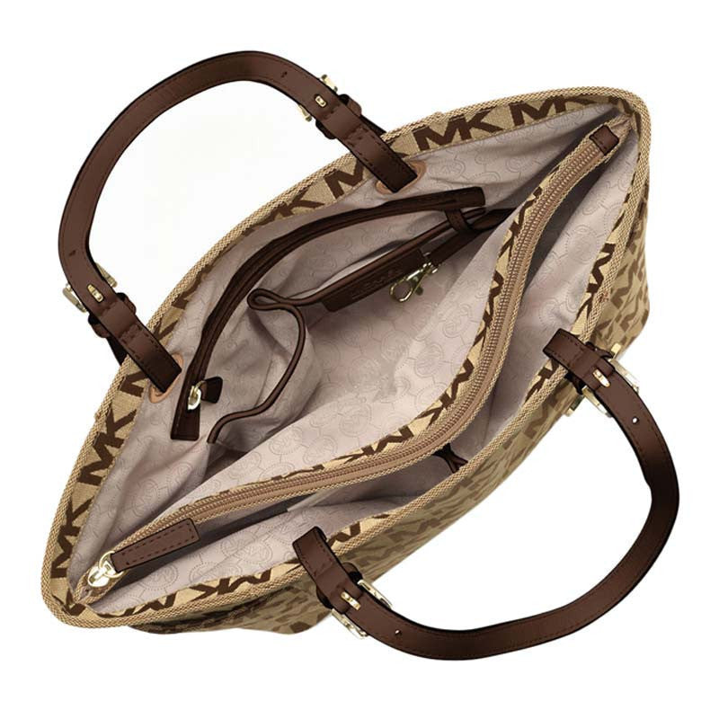 East West Signature Jacquard Tote