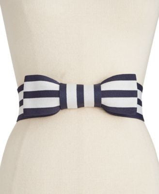 kate spade new york Stripe and Bow Stretch Belt