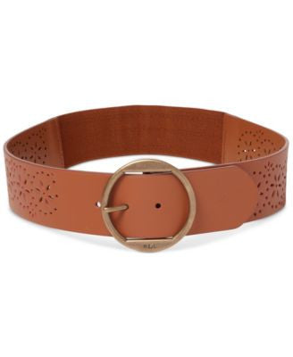 Lauren Ralph Lauren Brindley Perforated Stretch Belt